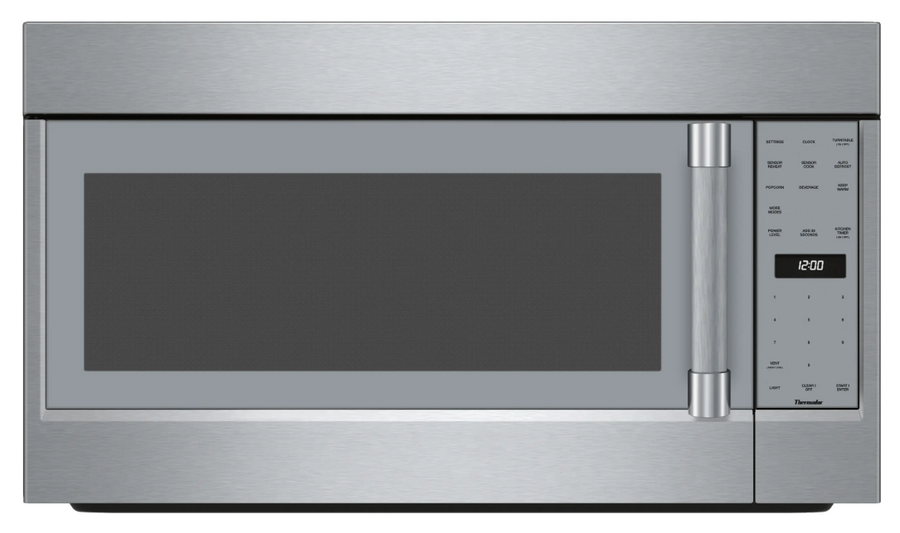 Thermador Over-The-Range Microwave 30'' Left Side Opening Door, Stainless Steel
