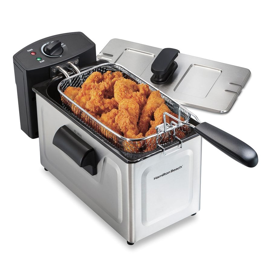 hamiltonbeach Deep Fryer, 3 Liter/12 Cup Oil Capacity, 8 Cup Food Capacity