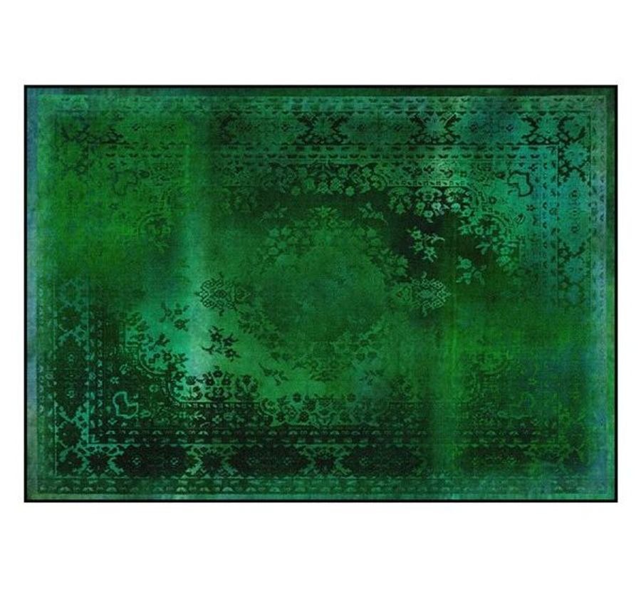 Mineheart Kashan Remix Green Rug