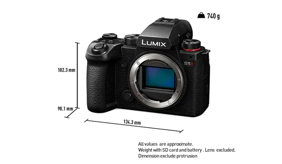 Panasonic Lumix S5ii 24.2 Mp Cmos Sensor Mirrorless Fullframe Digital Camera