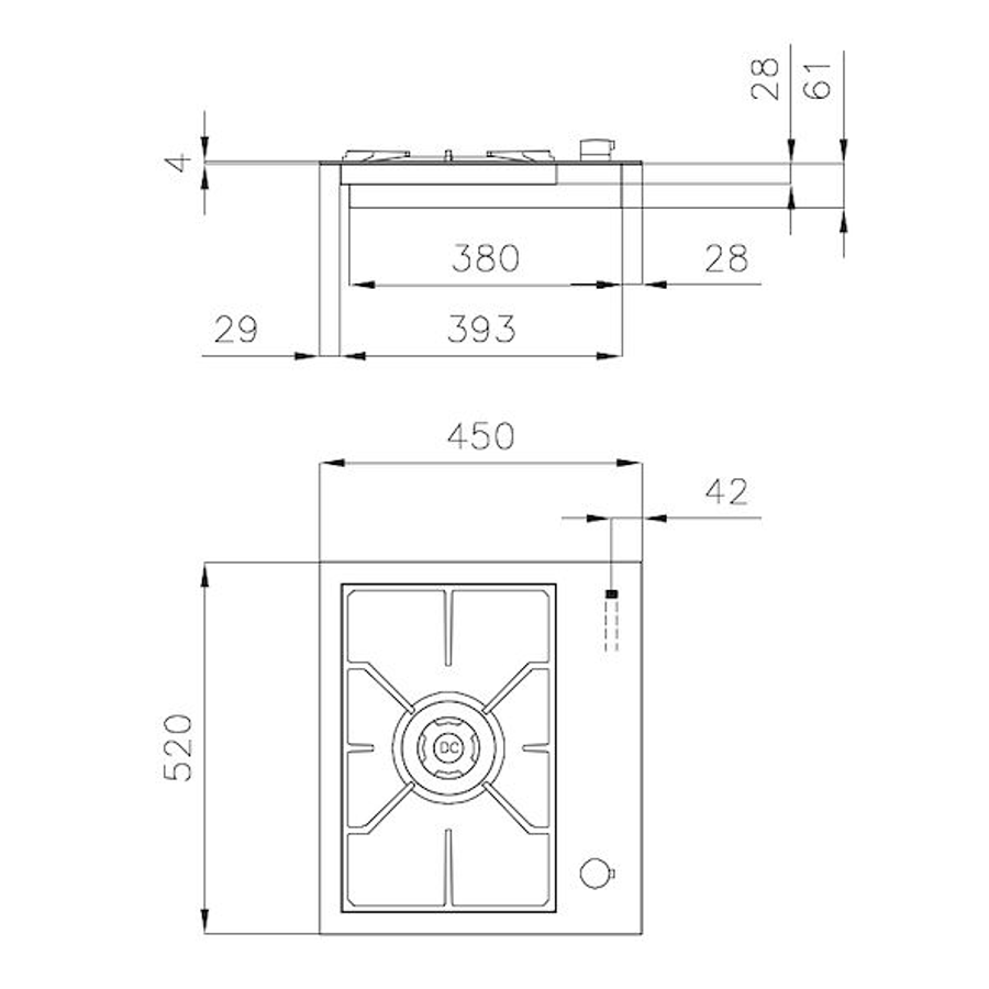 Foster Cooker Hob S4000 Domino