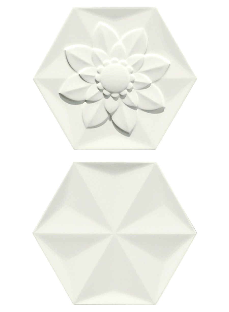 Bisazza White Frozen Garden