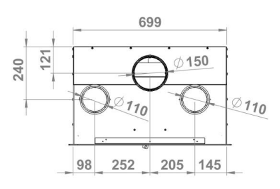 L acunzaSilver-700 Plus Fireplace