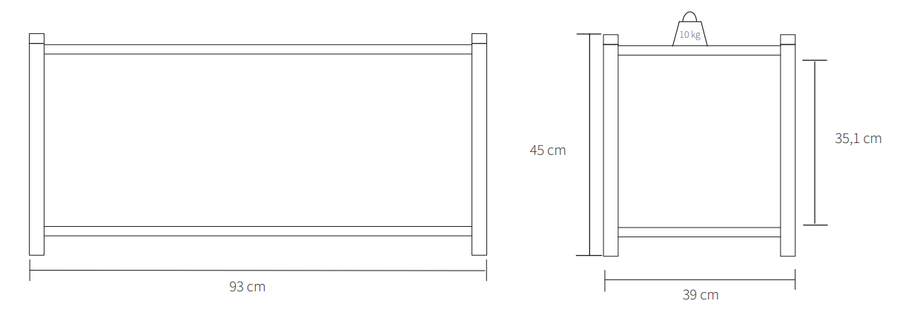 Gejst Sceene Bookcase F Light Oak