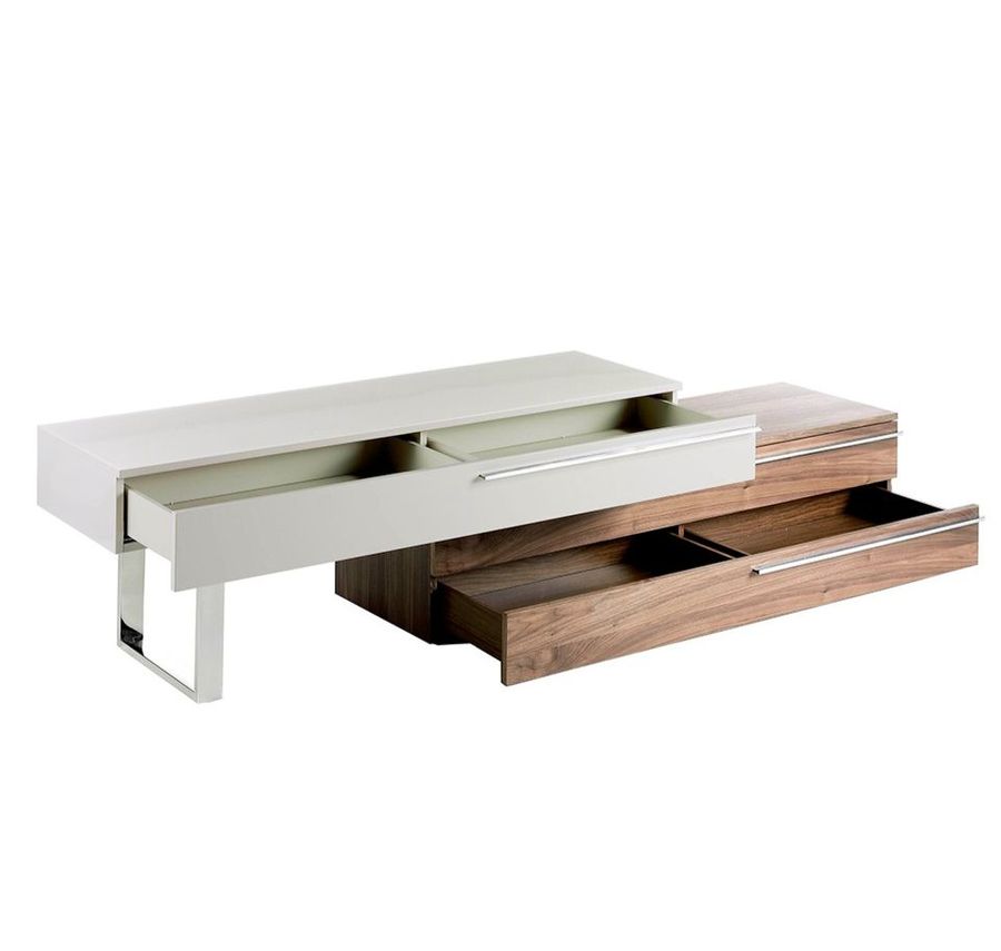 Angel Cerda Silk And Walnut Color Wooden TV Cabinet