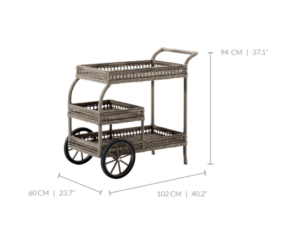 Sika-design James Exterior Trolley