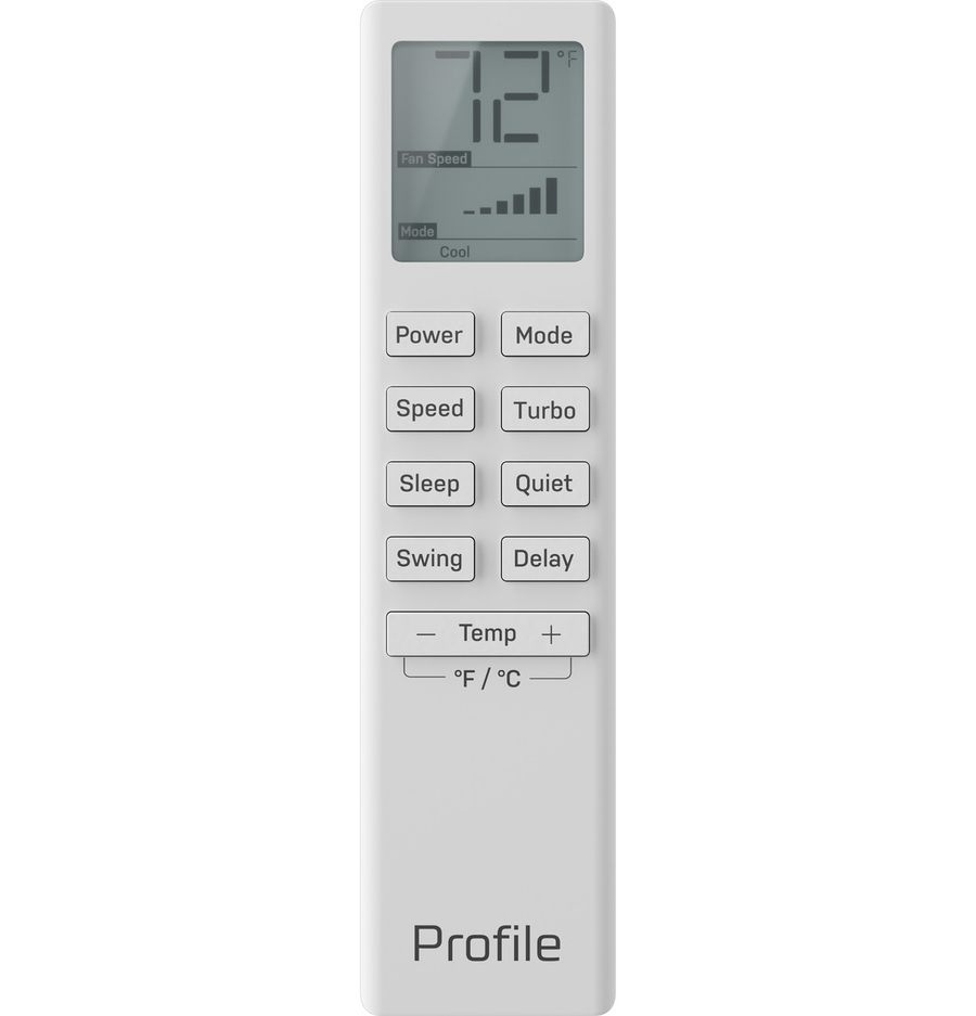 Geappliances GE Profile® 12,000 BTU Dual-Hose, Inverter Heat/Cool Portable Air Conditioner