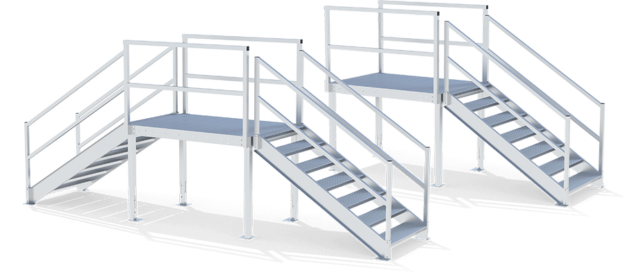 Upside Innovations Rooftop Stairs