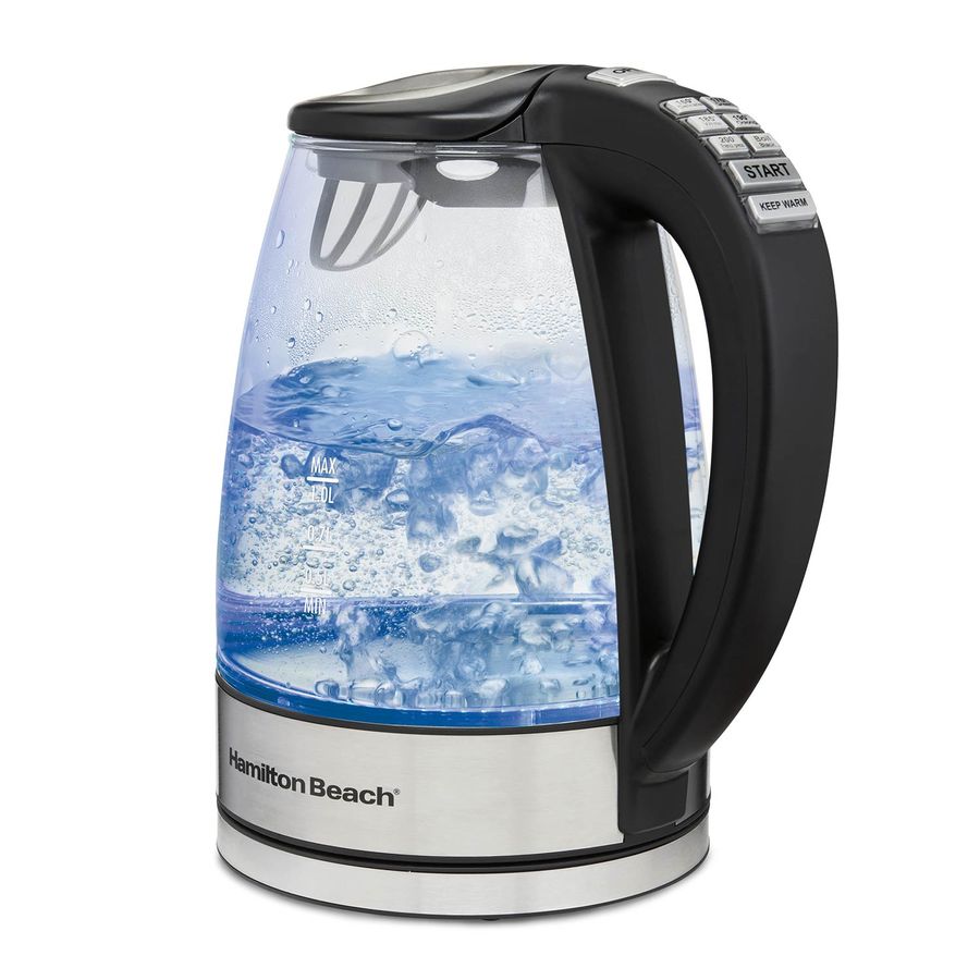Hamiltonbeach 1.7 Liter Variable Temperature Glass Kettle