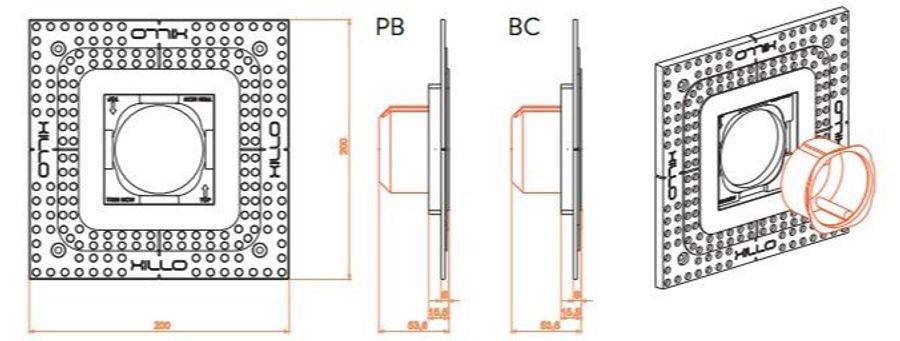 Duotecno DTBS-4X Trimless Switches