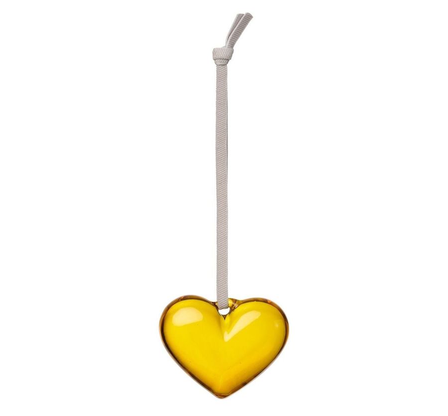 Iittala Glass Heart 50 Mm Clear 3-set Decor