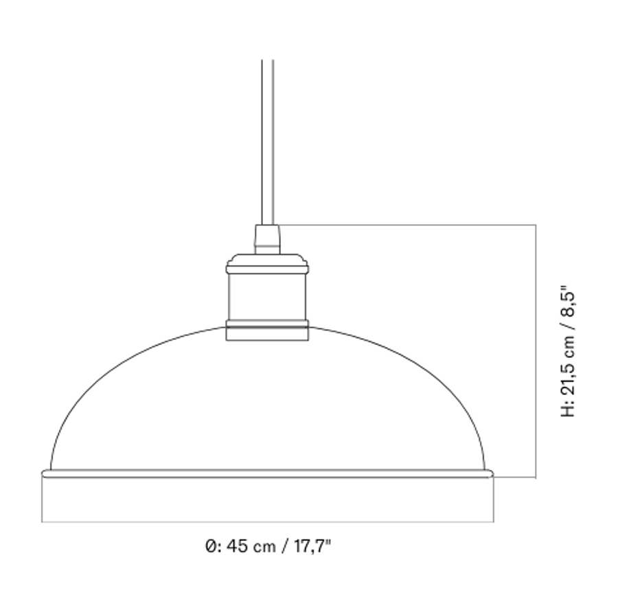 Audo Hubert Pendant Pendant Lamps
