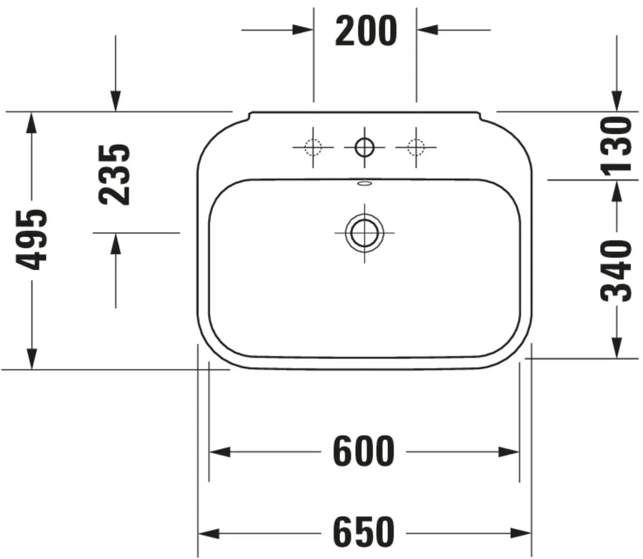 Duravit Happy D.2 Washbasin