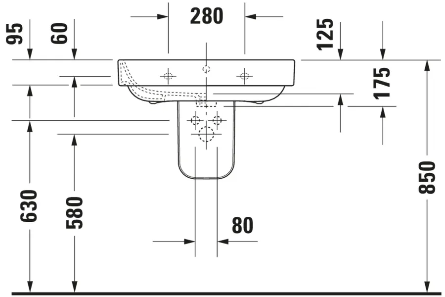 Duravit Happy D.2 Washbasin