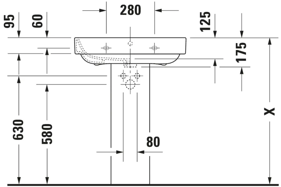 Duravit Happy D.2 Washbasin