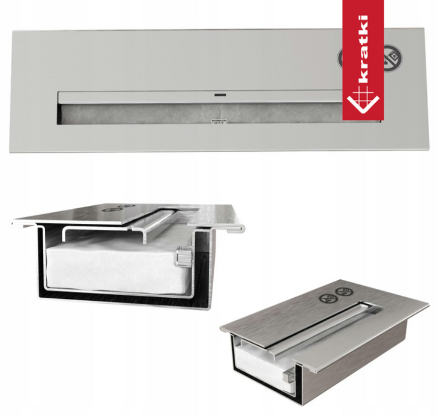 Kratki  Portal Bioethanol Fireplace Sierra Tüv Set