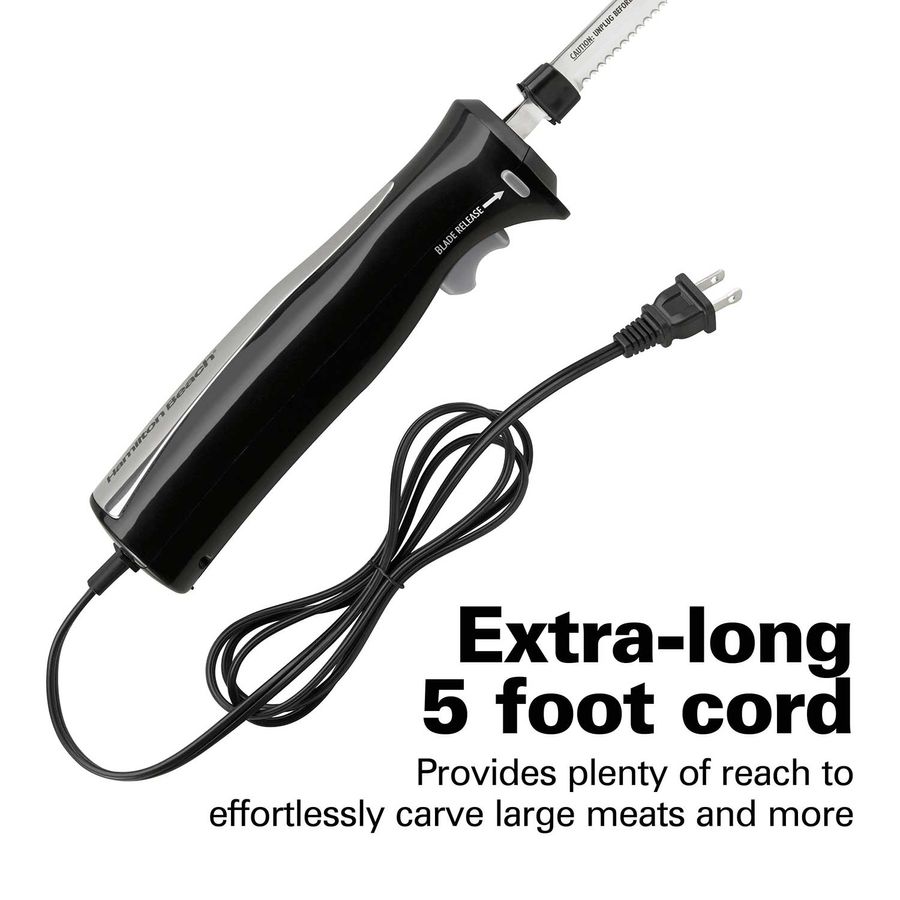 Hamilton Beach Electric Knife Set With Cool-touch Ergonomic Handle And Storage Case