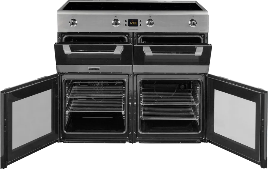 Leisure 100cm Induction Range Cooker with Three Ovens