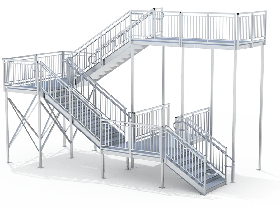 Upside Innovations Fire Escape Staircases