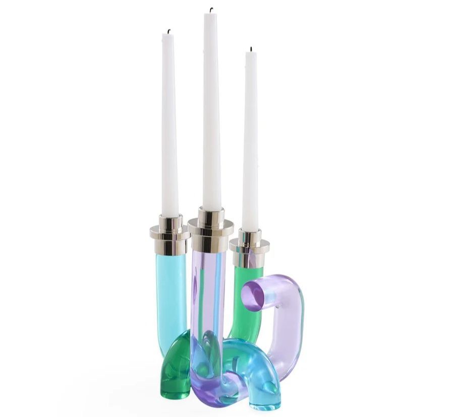 Jonathan Adler Pompidou Acrylic Candle Holder