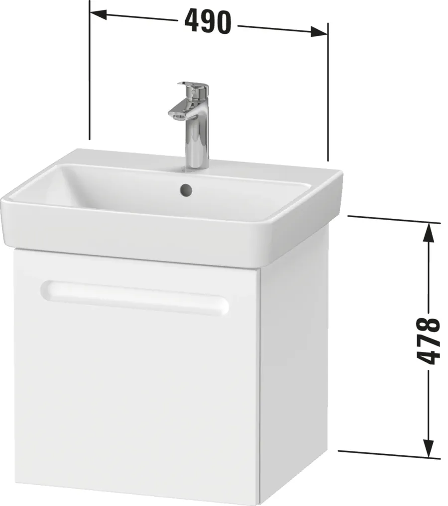 Duravit Duravit No.1 Vanity unit wall-mounted