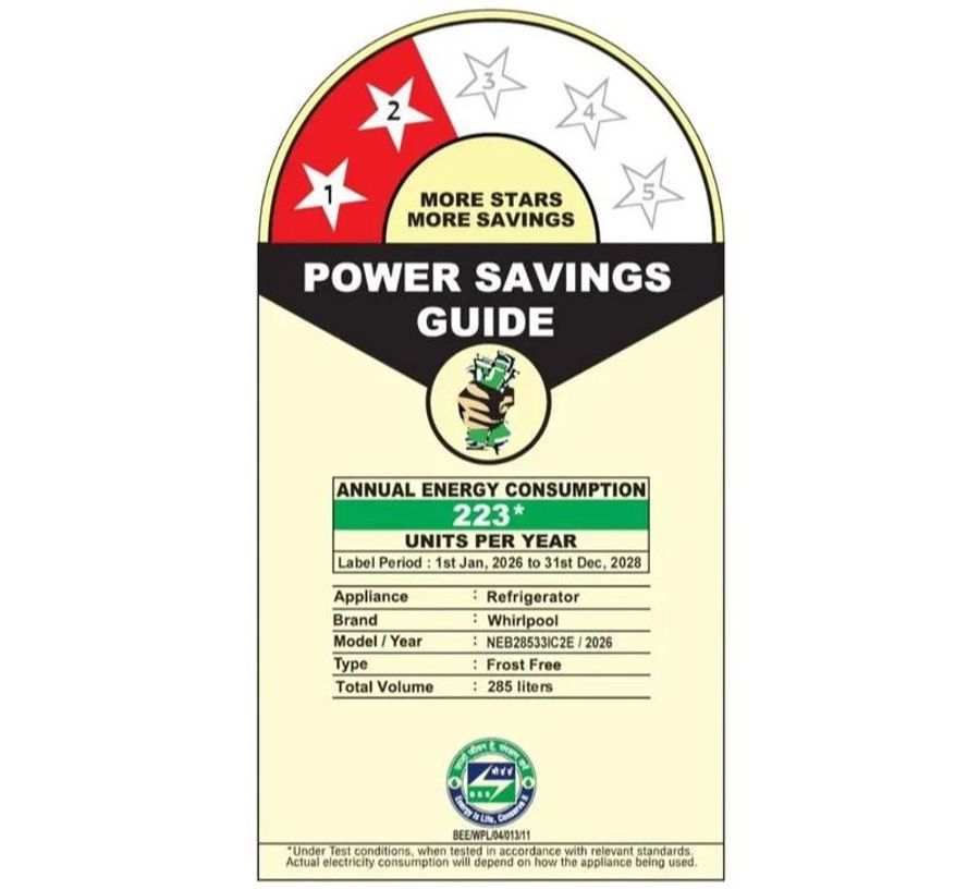 Whirlpool Intellifresh Pro Bottom Mount 285l 2star Inverter Convertible Frost Free Refrigerator