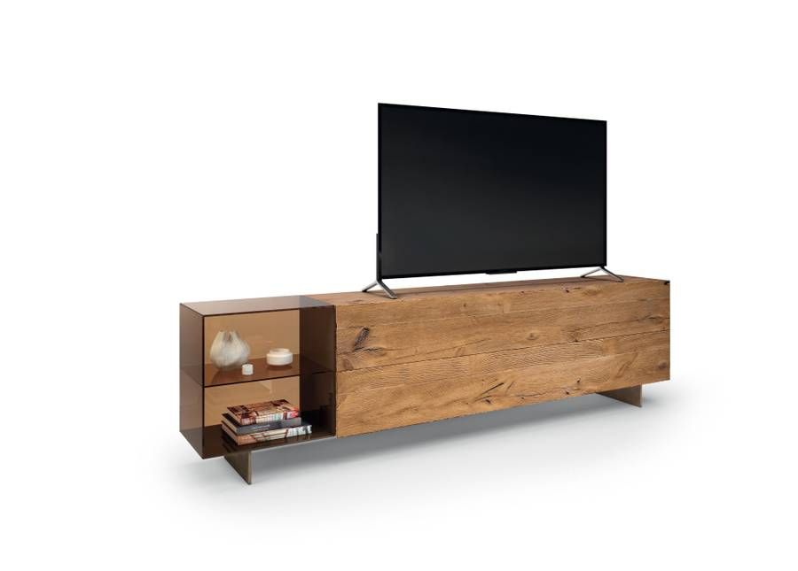 Lago 36e8 Glass Tv Unit
