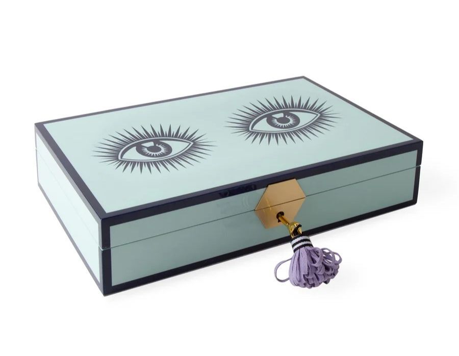 Jonathan Adler Le Wink Lacquer Jewelry Box