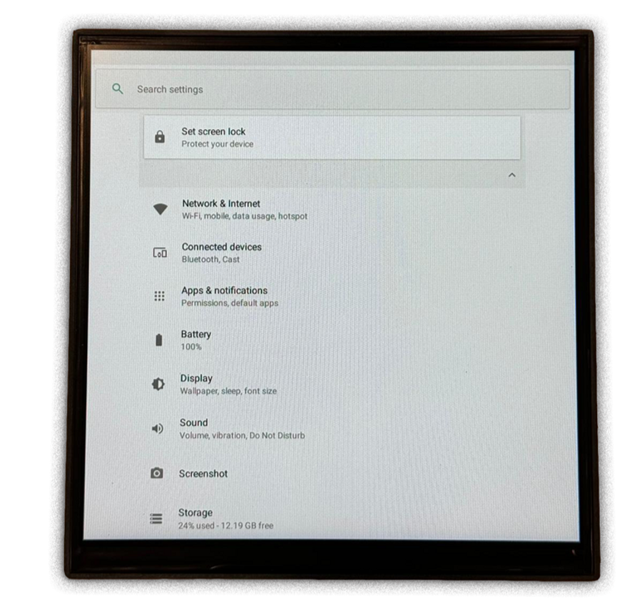 Jamiepro 7.5inch Android Square LCD Monitor Screen