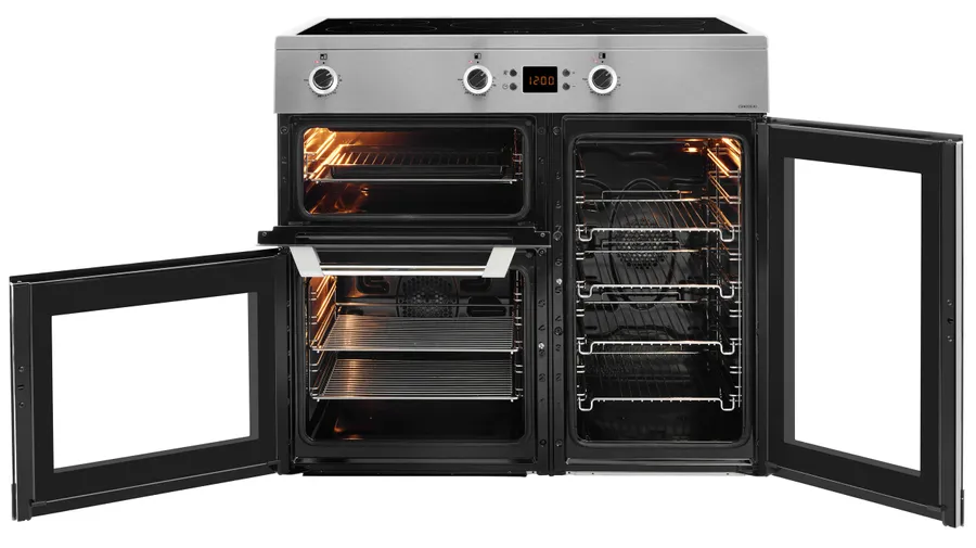 Leisure 90cm Induction Range Cooker with Three Ovens
