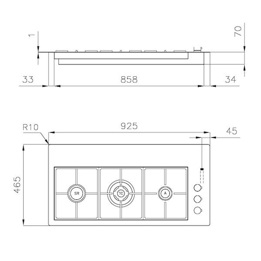Foster Cooker Hob S4000 Line XL