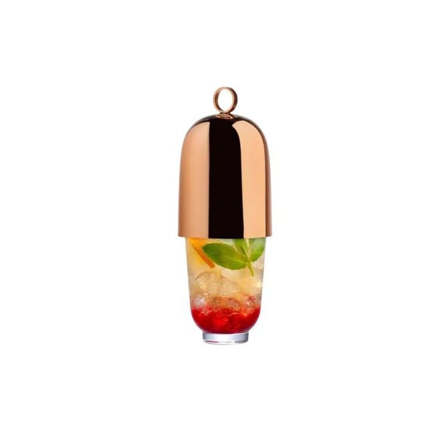Nude Hepburn Shaker with Metal Top