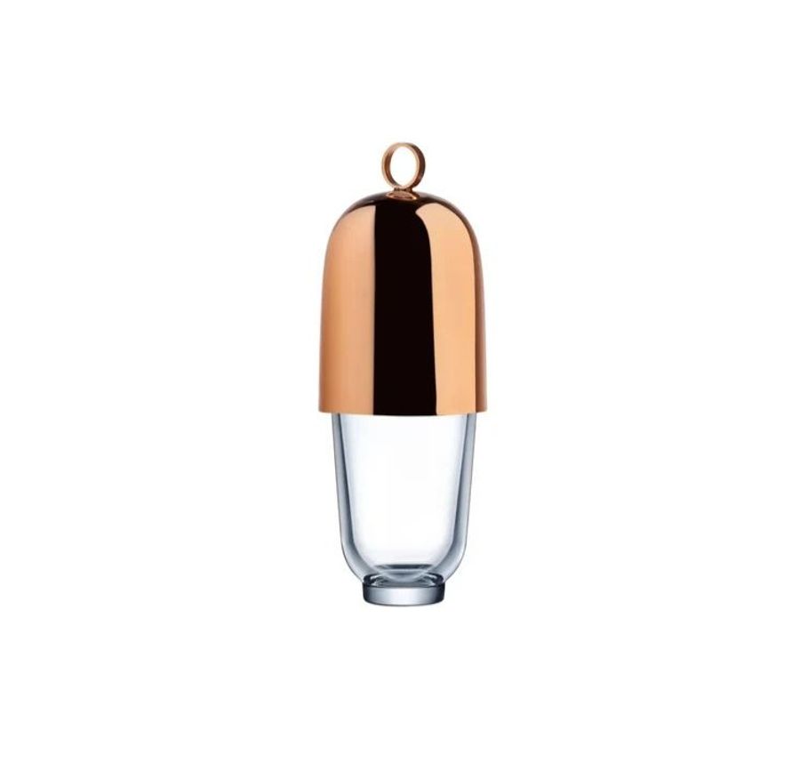 Nude Hepburn Shaker with Metal Top