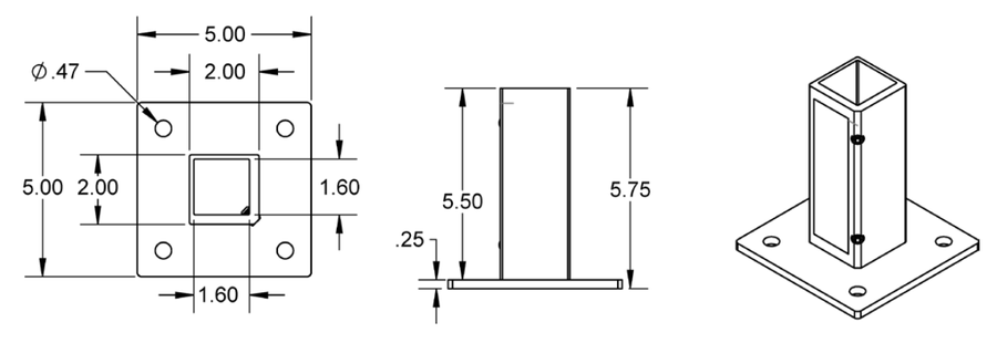 EZ Access Railway® Modular Handrail System