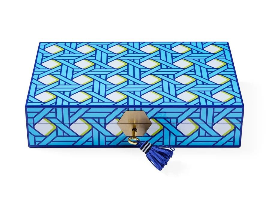jonathanadler Basketweave Lacquer Jewelry Box