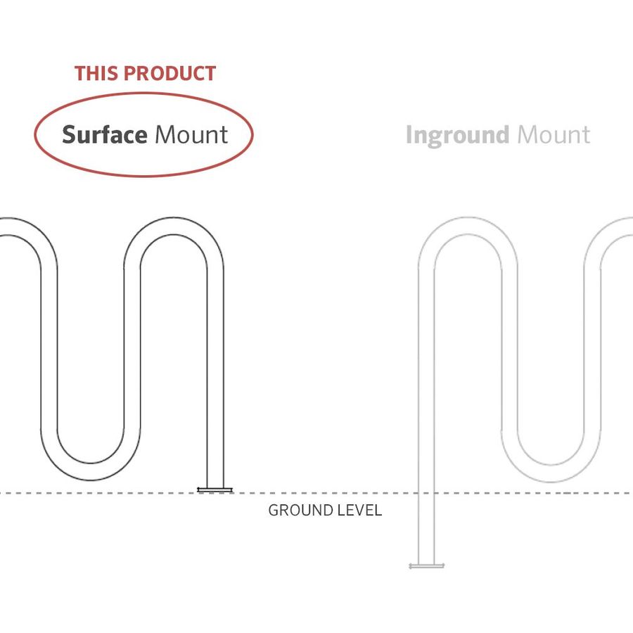 Anova Streetside 3-bike/1-loop Bike Rack