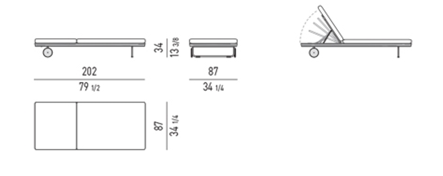 Minotti Sunray Daybed