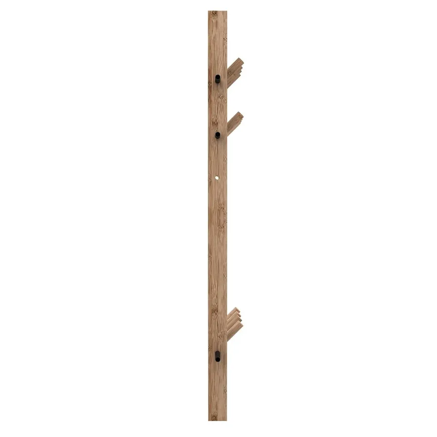 We Do Wood Coat Frame - Bamboo & Black Steel
