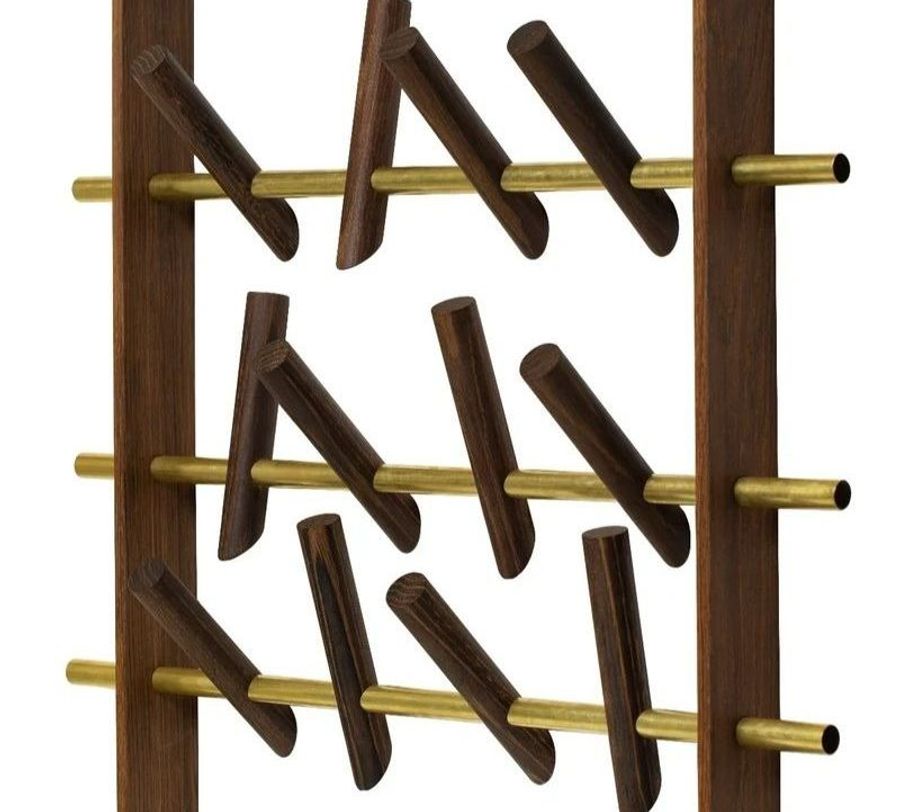We Do Wood Coat Frame - Bamboo & Black Steel