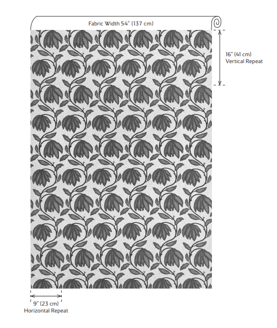 Thibaut Desert Flower Fabric