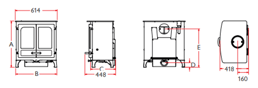 Charnwood The Island II Stove