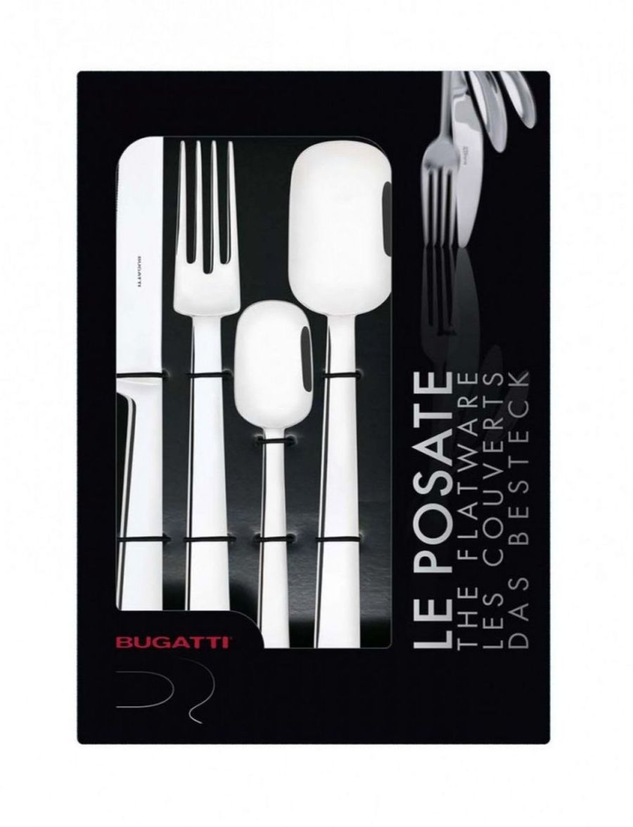 Bugatti Laquadra Stainless Steel Cutlery- Flatware