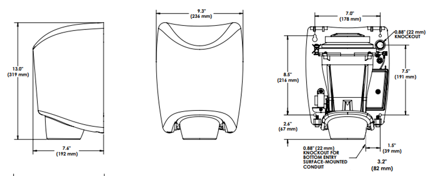 WorLd dryer Smartdri® Plus Hand Dryer