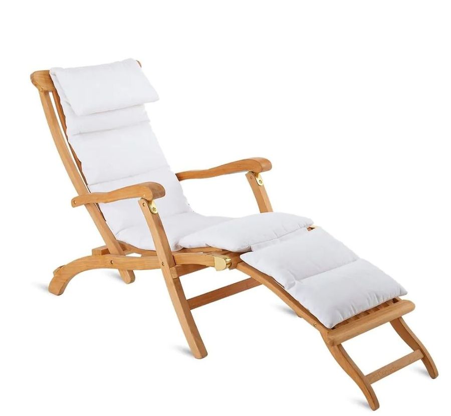 Unopiu Titanic Folding Deckchair In Teak