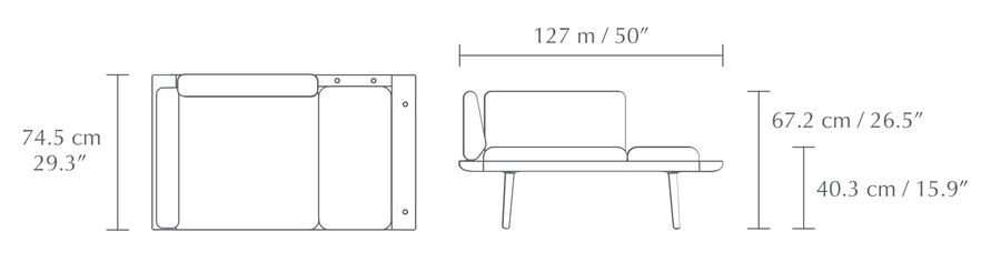 Umage Lounge Around 1.5-seater Sofa