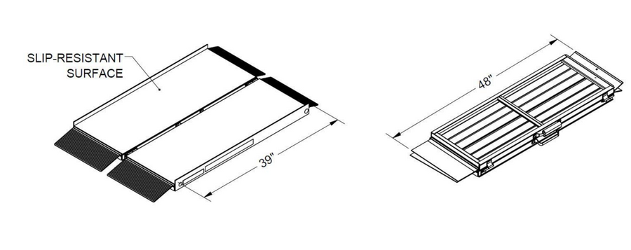 Ezaccess Suitcase® Singlefold As Ramp