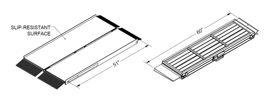 Ezaccess Suitcase® Singlefold As Ramp