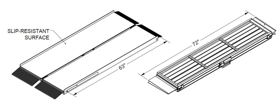 Ezaccess Suitcase® Singlefold As Ramp