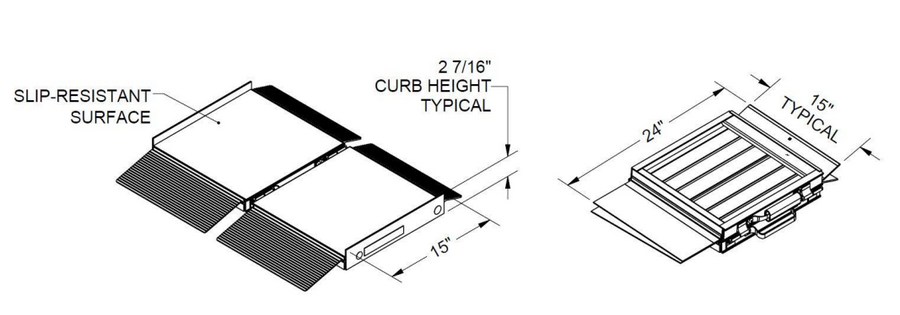 Ezaccess Suitcase® Singlefold As Ramp
