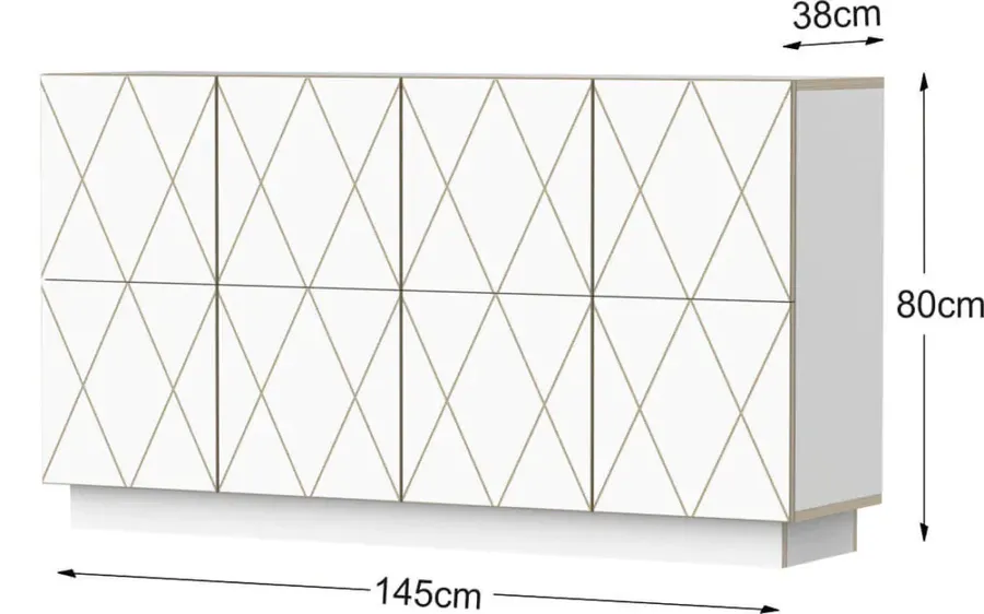 radis Sideboard Romb 2×4